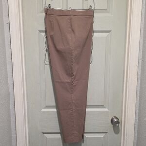 JM Collection Tan Pull-on Pants